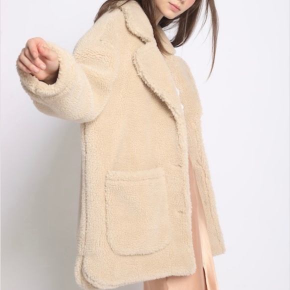 （CLEARANCE）OVERSIZED TEDDY COAT - Picture 4 of 8